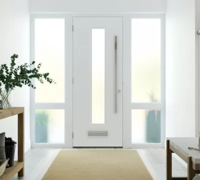 Dune Vision style composite door with glazing