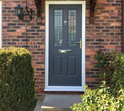 Jacobean style composite door